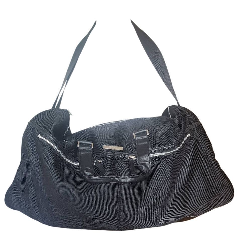 Versace Parfums Black Weekender Duffle Bag